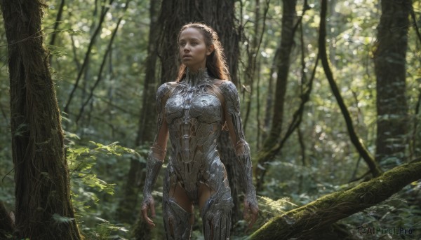 A ethereal outdoors featuring a female