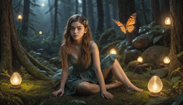 A ethereal outdoors featuring a butterfly