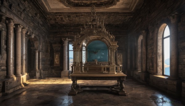 A dynamic view of a indoors in day