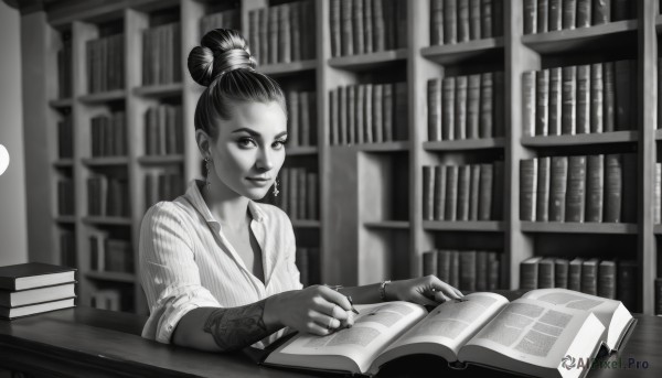 A refreshing image of a female in dynamic scene