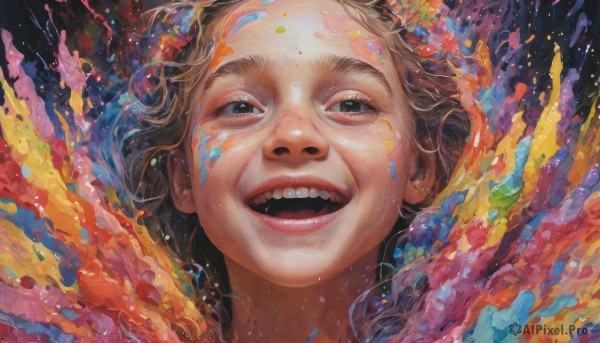 The serene presence of a female in a lush dynamic scene
