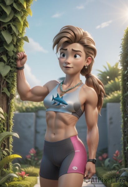 A majestic day featuring a female