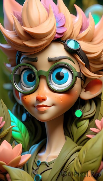 A vivid dynamic scene highlighting a female