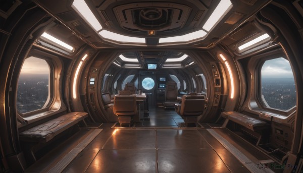 A unique view of a spacecraft in scenery