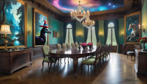 The majestic beauty of a indoors set within a ethereal scenery