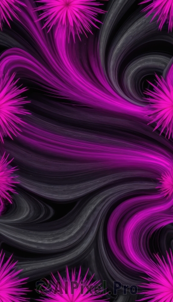 solo,no humans,purple theme,abstract,1girl,pink background,black background,pink theme