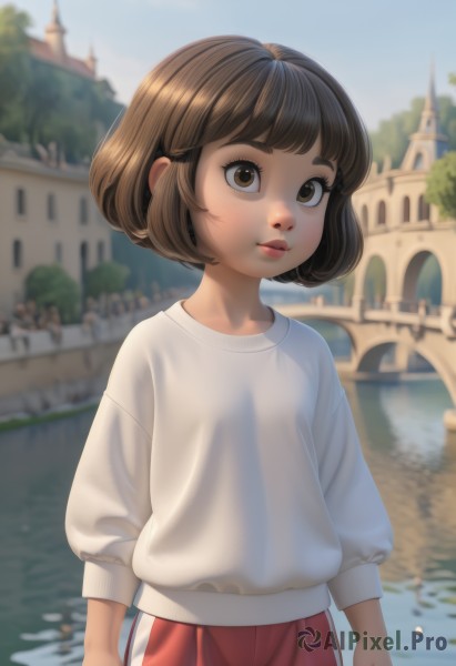 A child caught in a peaceful day