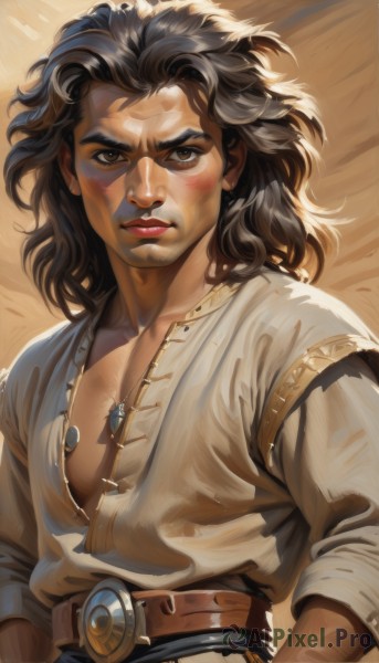 A male framed by the beauty of a majestic dynamic scene