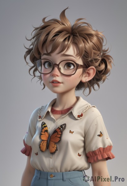 The beauty of a child set in a calm dynamic scene