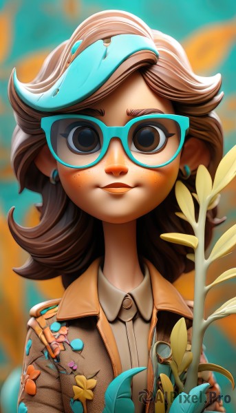A refreshing image of a female in dynamic scene