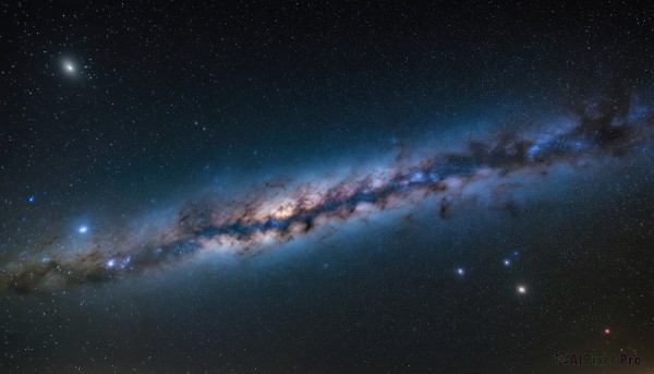 A delightful capture of a galaxy within outdoors