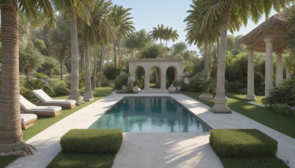 A majestic image of a garden in day