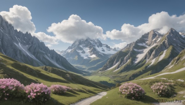 A landscape framed by the beauty of a calm day
