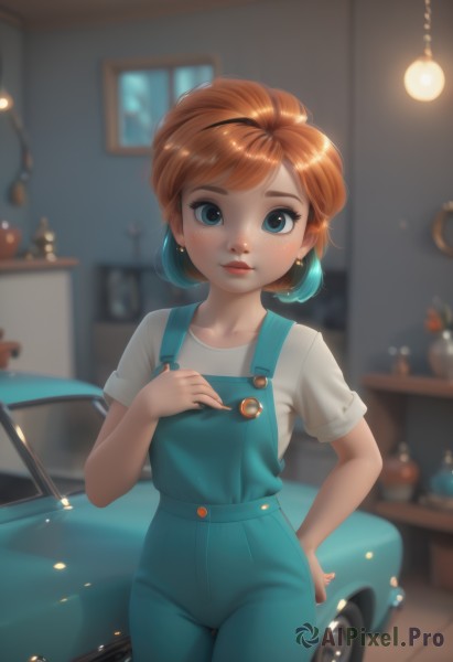A child caught in a peaceful dynamic scene