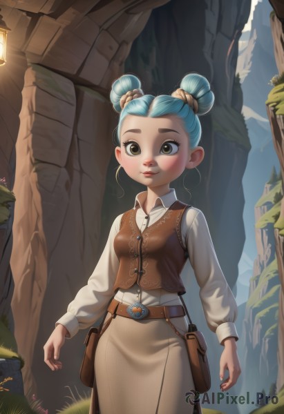 A female captured in a enchanting outdoors