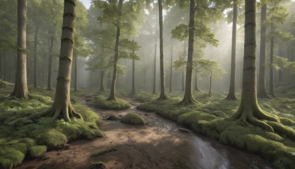 A magnificent landscape within day