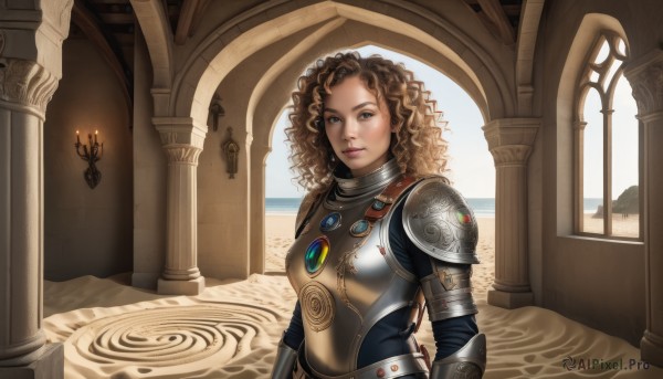 A stunning portrayal of a female in a breathtaking day
