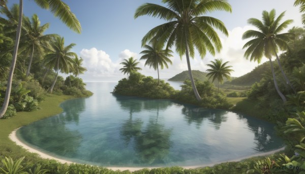 A landscape set against the backdrop of a captivating day