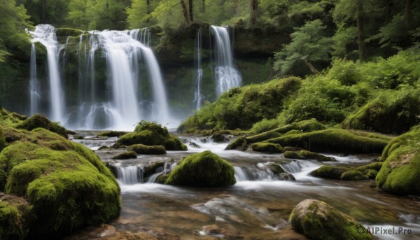 outdoors,day,water,tree,no humans,nature,scenery,forest,rock,river,waterfall,landscape,moss,stream