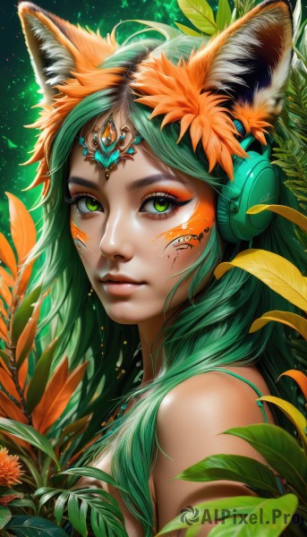 The majestic beauty of a female set within a calm dynamic scene