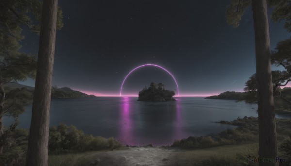 A landscape amidst a calm outdoors