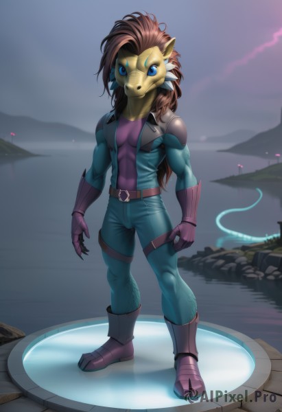 A majestic image of a male in outdoors