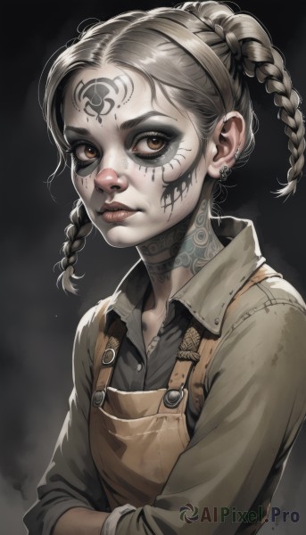 Image of a female in a beautiful dynamic scene