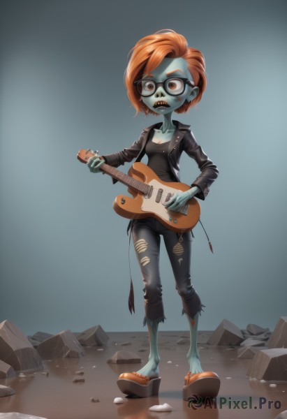 The allure of a female in a dynamic rock