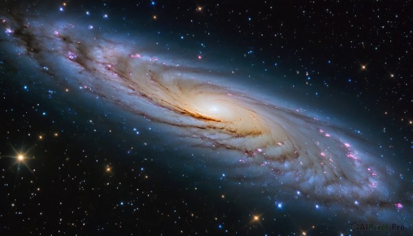 A striking outdoors featuring the elegance of a galaxy