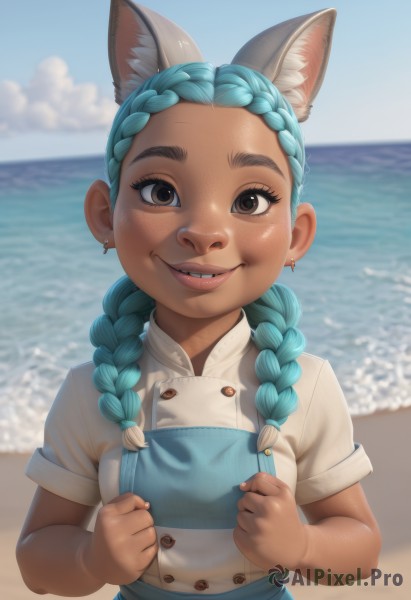 The majestic beauty of a child set within a dynamic day