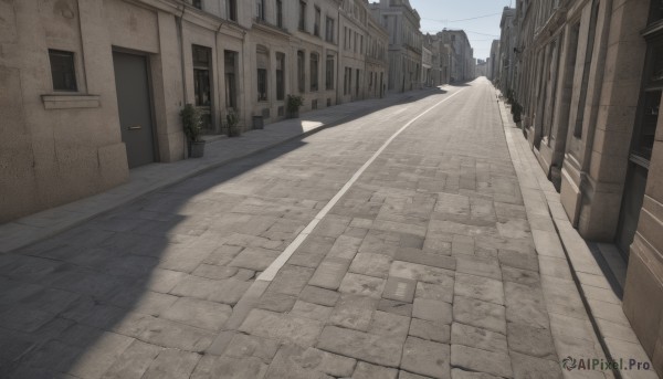 The majestic beauty of a street set within a calm day