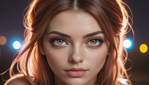 A female in the heart of a peaceful dynamic scene