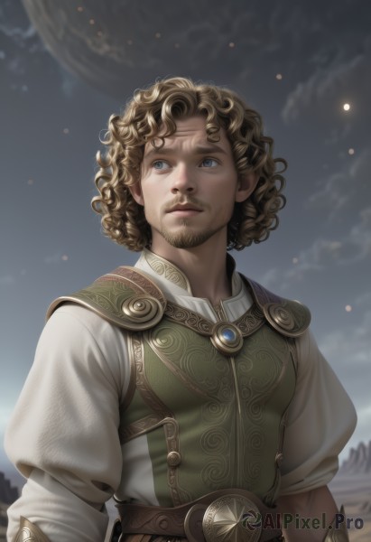 A majestic image of a male in outdoors
