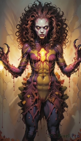 A dynamic view of a female in dynamic scene