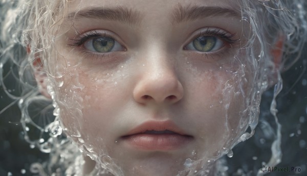 A stunning portrayal of a female in a lush dynamic scene