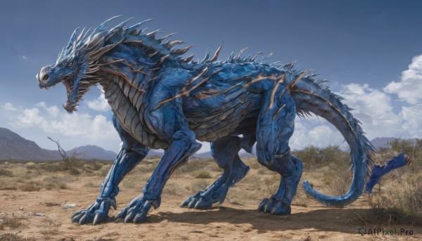 A majestic image of a monster in day