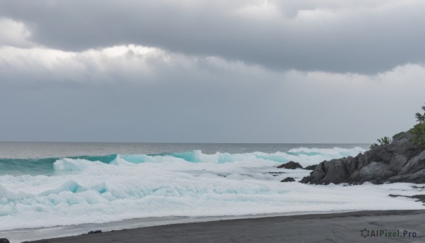 A landscape captured beautifully in a tranquil snowy day