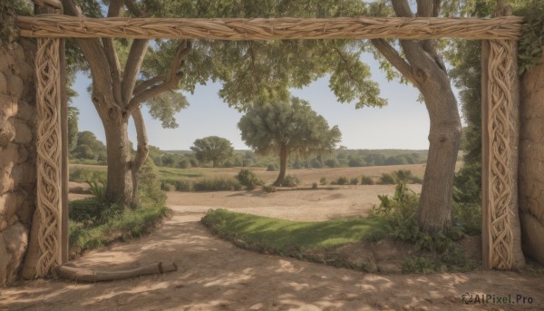 The beauty of a landscape set in a captivating day