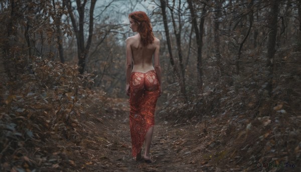 The wonder of a female in a bold outdoors