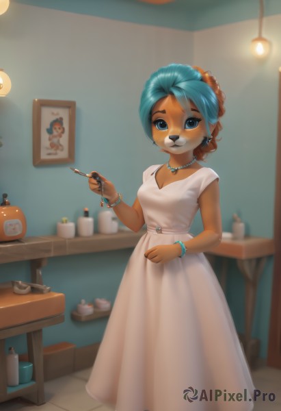A delightful capture of a female within dynamic scene