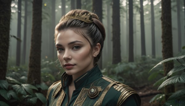 The majestic beauty of a female set within a ethereal day