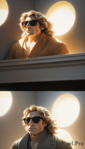 A male showcased in a bold dynamic scene