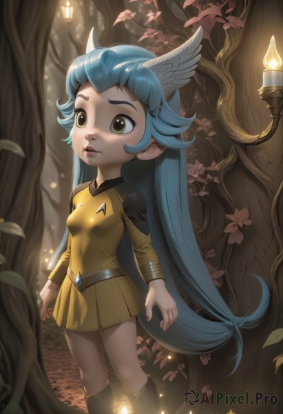Tree brought to life with a captivating female