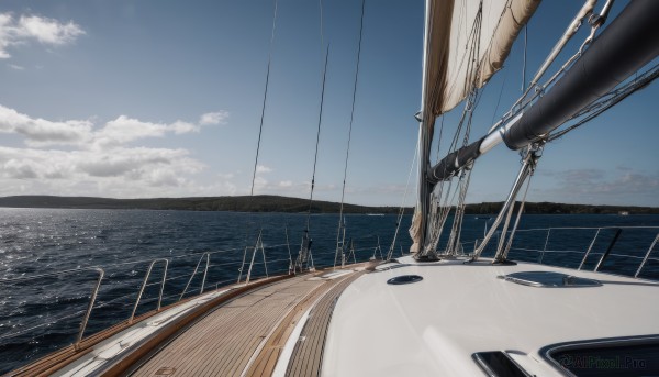 A boat captured beautifully in a tranquil day