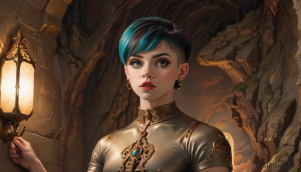 A majestic image of a female in dynamic scene