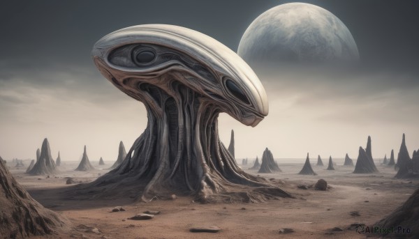 The majestic beauty of a monster set within a calm outdoors