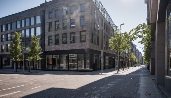A stunning street within a vivid day