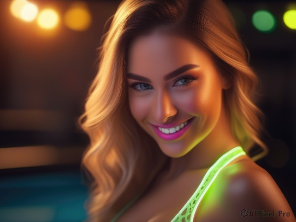 The timeless beauty of a female in a picturesque dynamic scene