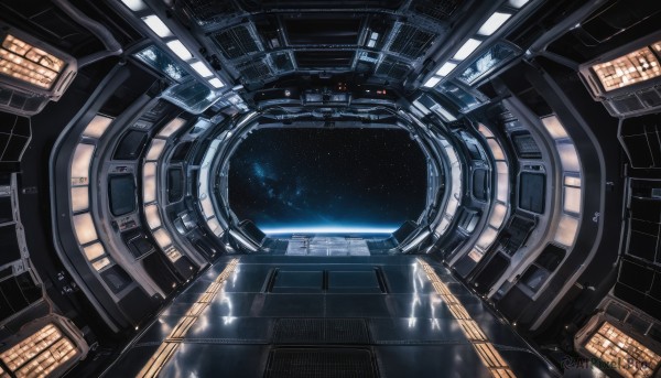 A spacecraft in the heart of a peaceful scenery