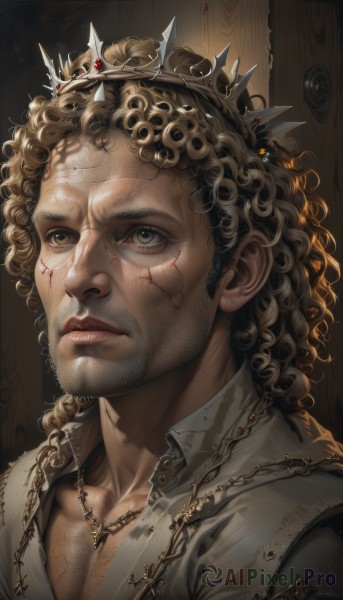 A male in a dynamic dynamic scene